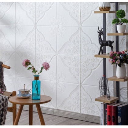 Miếng dán tường 3D bằng mút xốp trang trí phòng | BigBuy360 - bigbuy360.vn