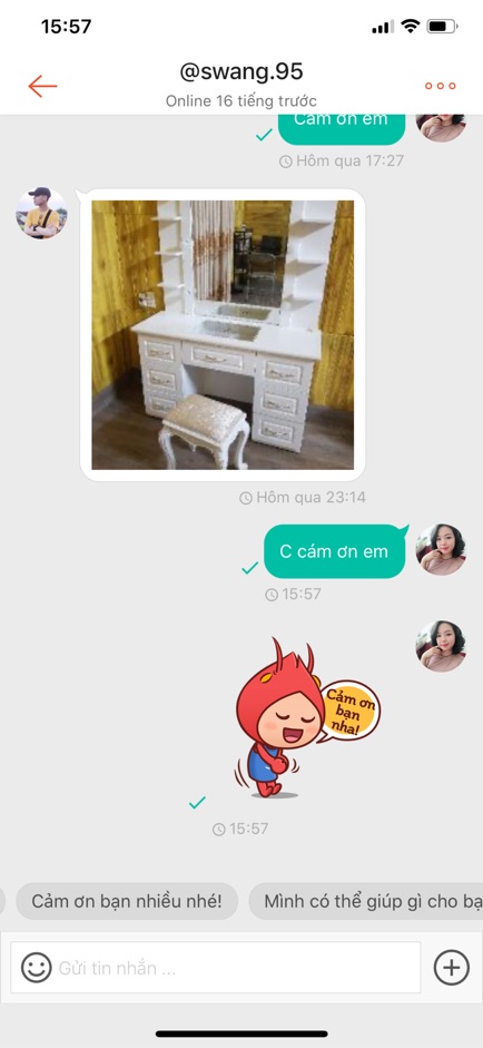 Bàn trang điểm BT150