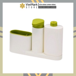 Kệ để đồ rửa chén, nước rửa chén và rửa tay 3 in 1