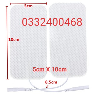 Cặp Miếng Dán Xung Điện máy vật lý trị liệu MPT812 va DoctorHome va Dr.Ho (2 cái) (5*10cm)