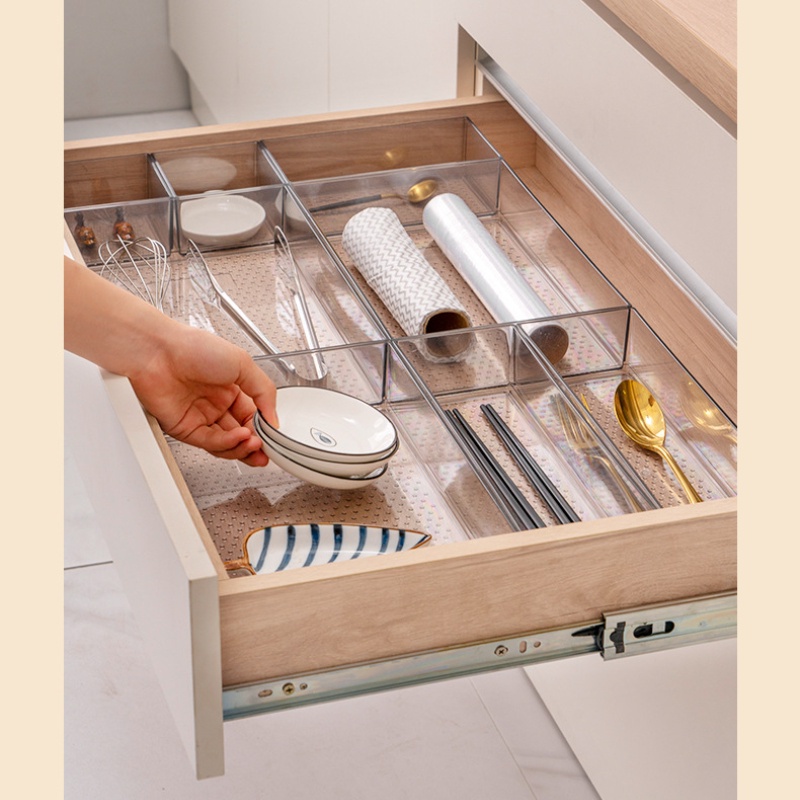 Hộp Đựng Đồ Trang Điểm Chia Ngăn Bằng Nhựa Tiện Dụng