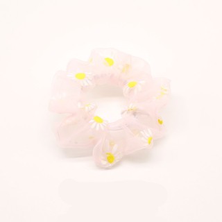 Dây Buộc Tóc Scrunchies Hoa Cúc