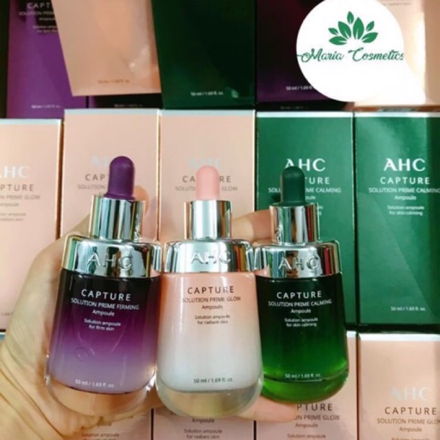 [MẪU MỚI 2020] TINH CHẤT CAPTURE SOLUTION PRIME FIRMING GLOW CALMING AMPOULE SERUM AHC