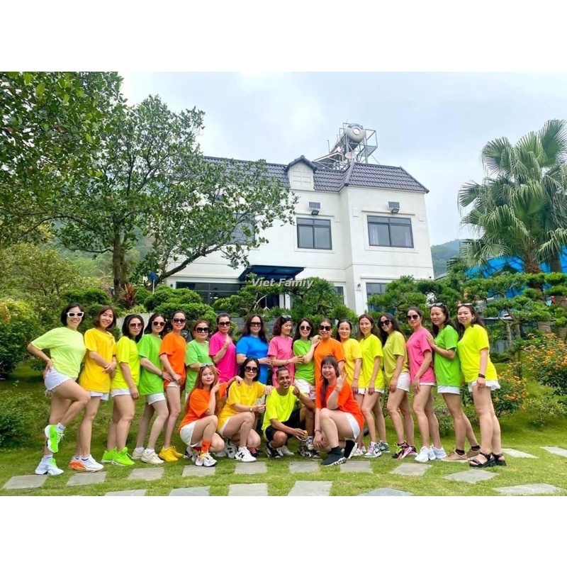 ÁO THUN NHÓM NHIỀU MÀU / COTOTN 100% / 5H1T STATION