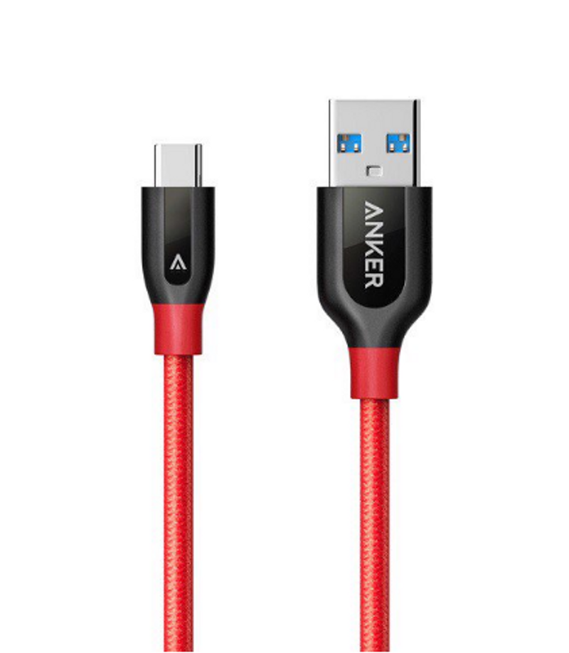 Cáp Anker PowerLine+ USB 3.0 ra USB-C - Dài 0.9m - A8168 - Đen