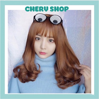Tóc giả nguyên đầu xoăn đuôi 💄FREESHIP💄 Tóc giả nguyên đầu cao cấp 8170