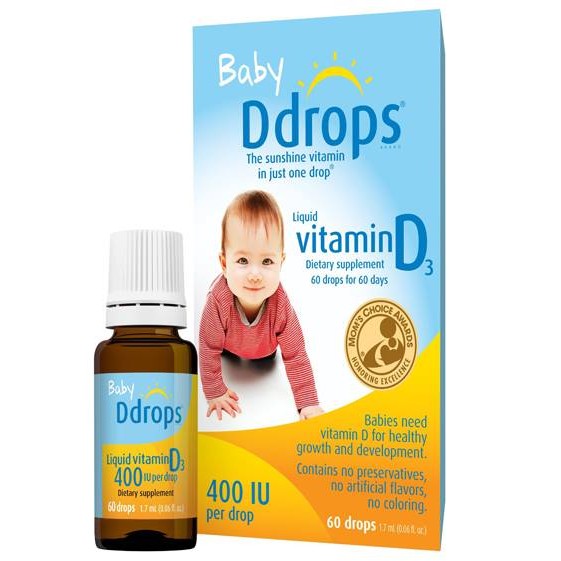 Vitamin D3 - Baby D drops Mỹ