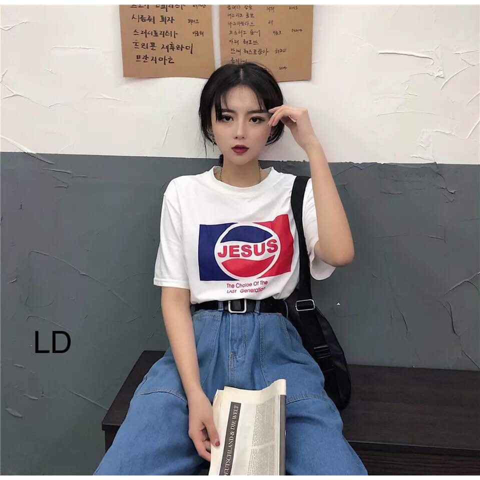 Áo phông logo Jesus LDU0519