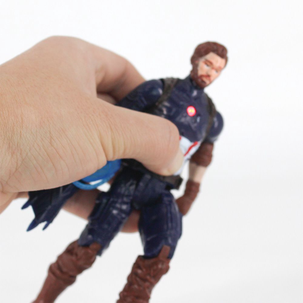 Đồ chơi mô hình siêu anh hùng Avengers Infinity War có đèn LED 16cm cho trẻ em
