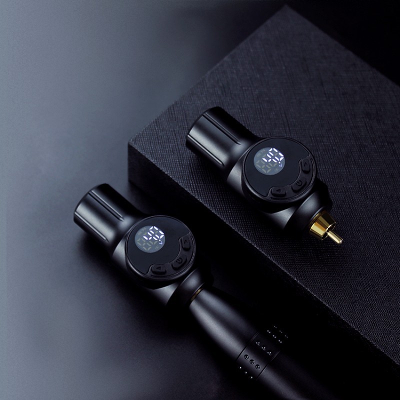 Hộp Pin Máy Xăm Rca Không Dây Có Màn Hình LED Hiển Thị Tiện Dụng