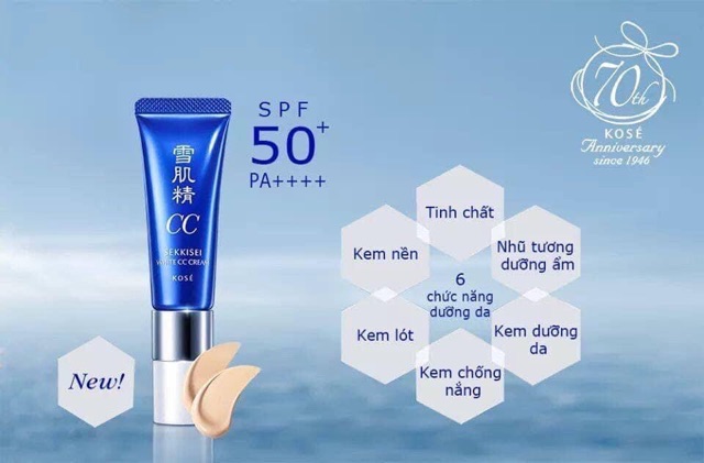 Kem trang điểm CC Kose Sekkisei SPF 50+ Nhật Bản | BigBuy360 - bigbuy360.vn