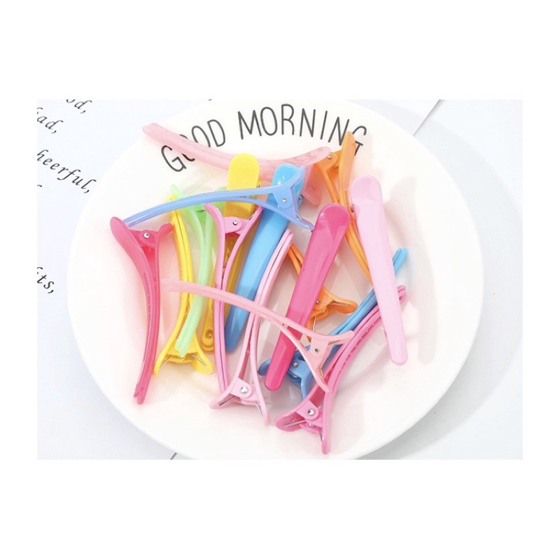 Kẹp mỏ vịt màu kẹo ngọt candy màu bóng 8cm