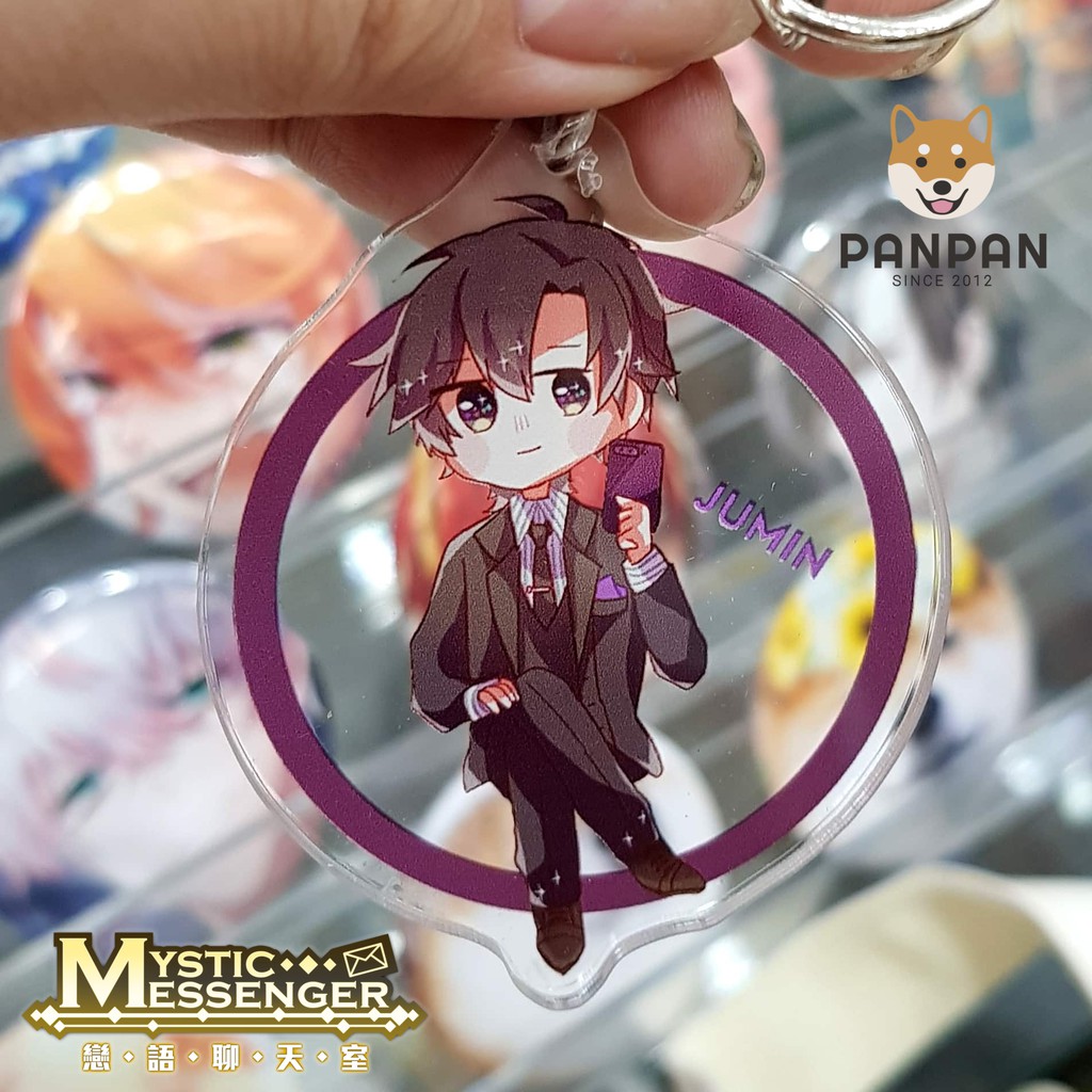 Móc Khoá Anime Mica Acrylic Mystic Messenger (In Ép 2 Mặt)