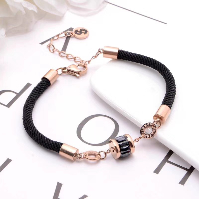 Vòng Tay Thép Titan Thiết Kế Đơn Giản Thời Trang Cao Cấp Dành Cho Nữ
