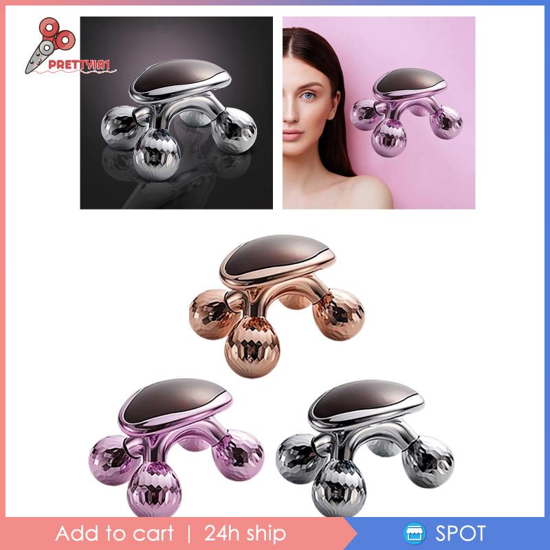 [Prettyia1] Máy Mát Xa Mặt Sử Dụng Năng Lượng Mặt Trời