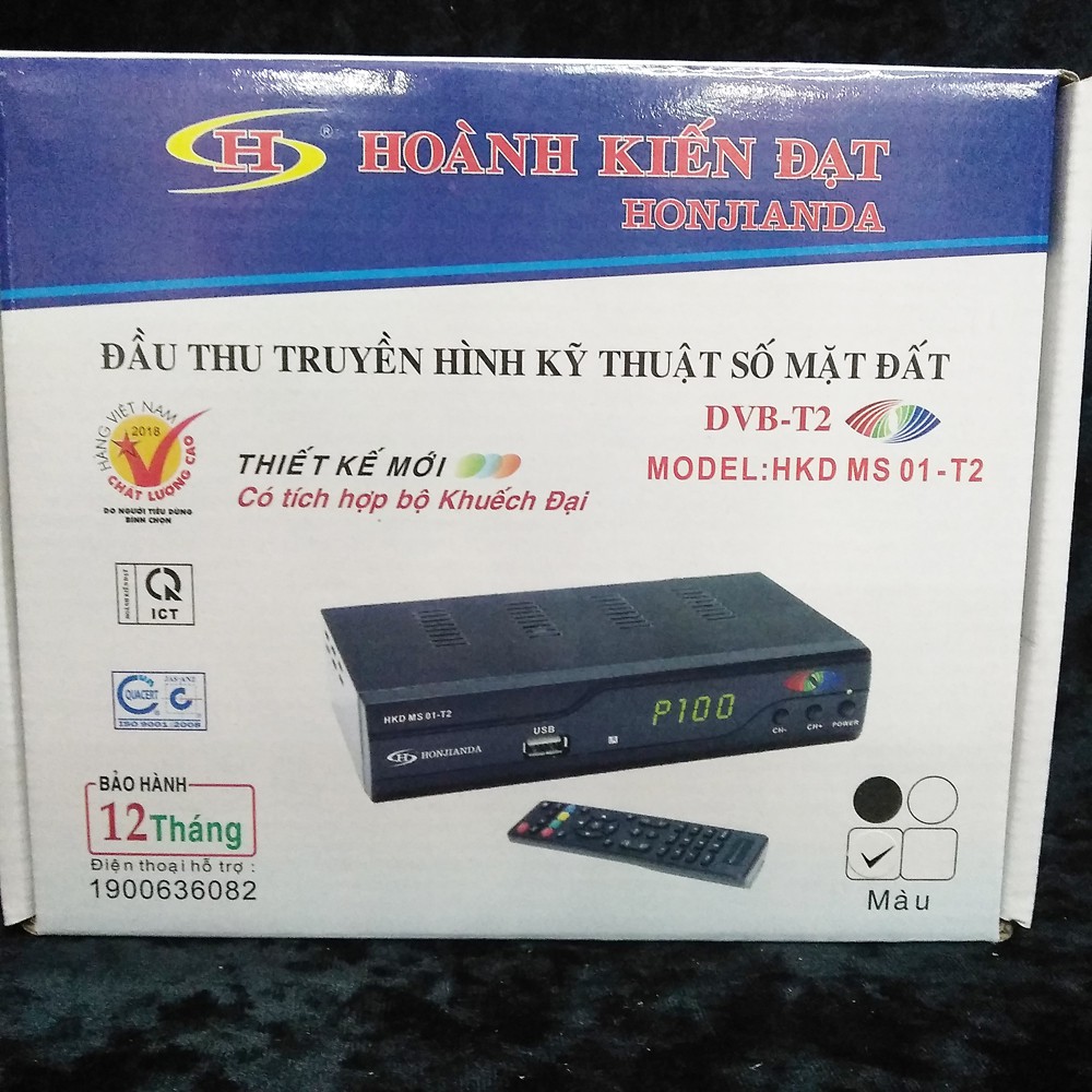 ĐẦU THU TRUYỀN HÌNH KỸ THUẬT SỐ MẶT ĐẤT DVB-T2 MS01