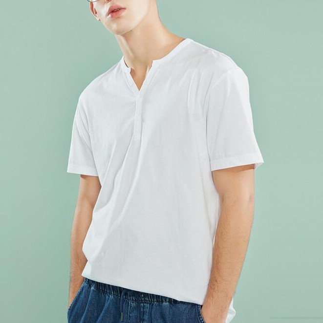 [Mã MABRGDNN giảm 10% đơn 99K] Áo Thun Nam Ngắn Tay Cài Khuy Giordano 01029316