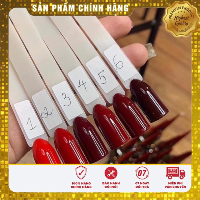sơn gel đỏ mxbon lẻ