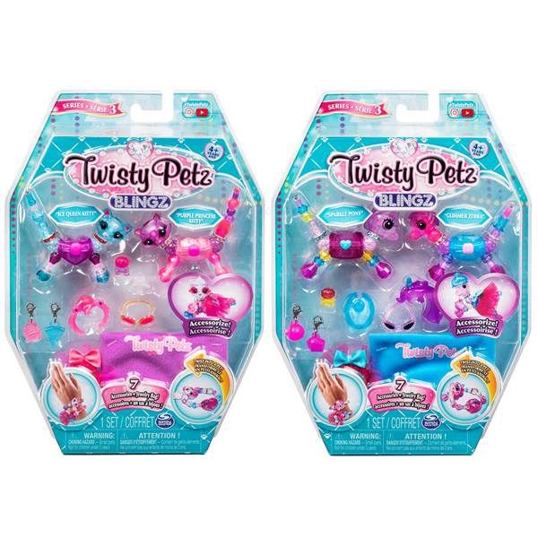 TWISTY PET Bộ đôi thú cưng lấp lánh SPIN MASTER 6054460