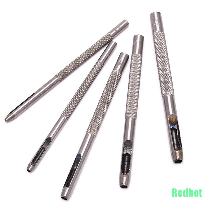 Bộ 5 Dụng Cụ Đục Lỗ Dây Nịt Da Diy Kèm Hộp Đựng