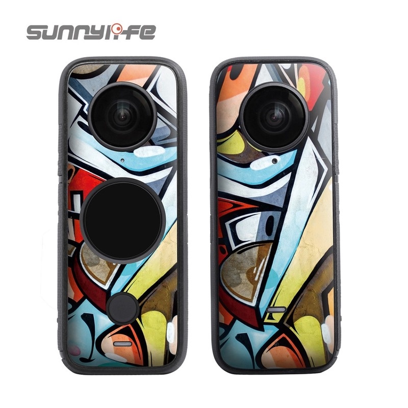 Sunnylife Miếng Dán PVC Chống Trầy Xước Trang Trí Mắt Cho INSTA360 ONE X2 ONE X2