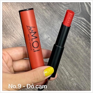 Son Thỏi Lì- Son MOI Hồ Ngọc Hà No9- Đỏ Cam