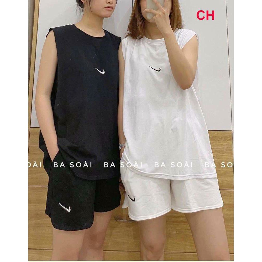 Sét áo tanktop và quần sooc chất đẹp