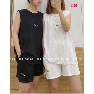 Sét áo tanktop và quần sooc chất đẹp