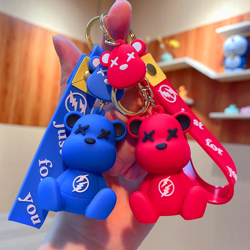 Móc Khóa Hình Gấu Bông Hoạt Hình Dễ Thương