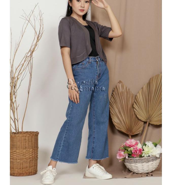 Áo Thun Tay Ngắn In Chữ "Estila Mama" Màu Xám / Đen / Trắng / Mocha / Marun / Blue M / Xl (Mới)