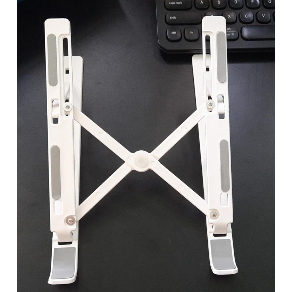 Giá đỡ laptop stand nhựa ABS hỗ trợ tản nhiệt có thể gấp gọn chỉnh độ cao để laptop, ipad, macbook, surface -dc4433