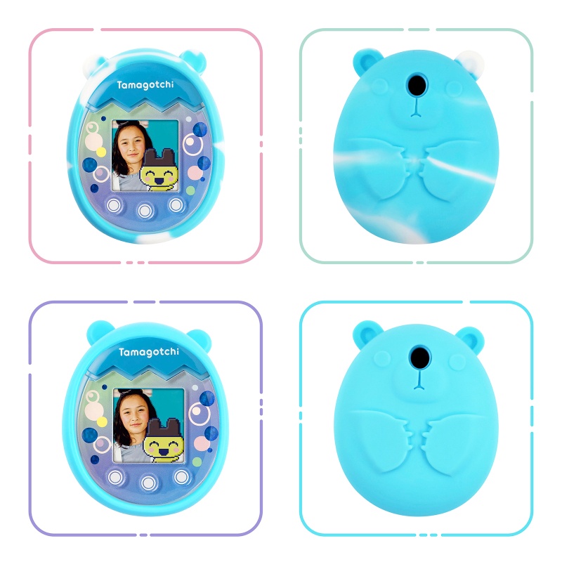 Ốp Máy Chơi Game Nuôi Thú Ảo Tamagotchi Pix Bằng Silicon Gắn Dây Đeo Tiện Dụng