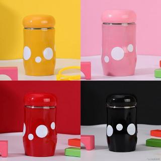 Bình nước giữ nhiệt in hình hoạt hình 300ml