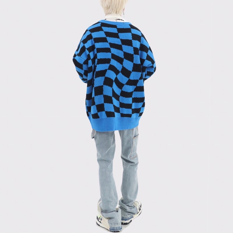 Checkered Sweater/ Áo len bàn cờ