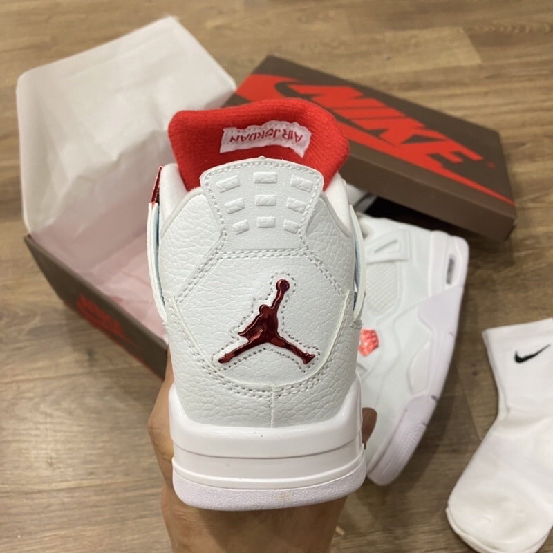 GIÀY JD4 RETRO METALLIC RED LAI AU SC