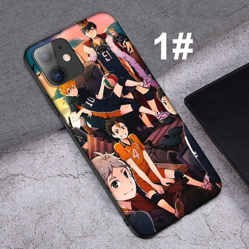 Ốp điện thoại in hình ảnh phim anime Haikyuu cho iPhone 5 5s SE 6 6S 7 8 Plus X XR XS Max 63LU