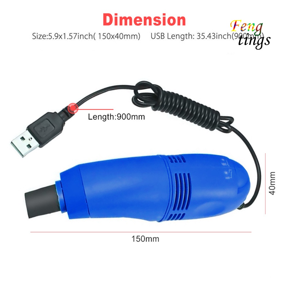Dụng cụ vệ sinh bàn phím máy tính mini USB thiết kế tiện dụng