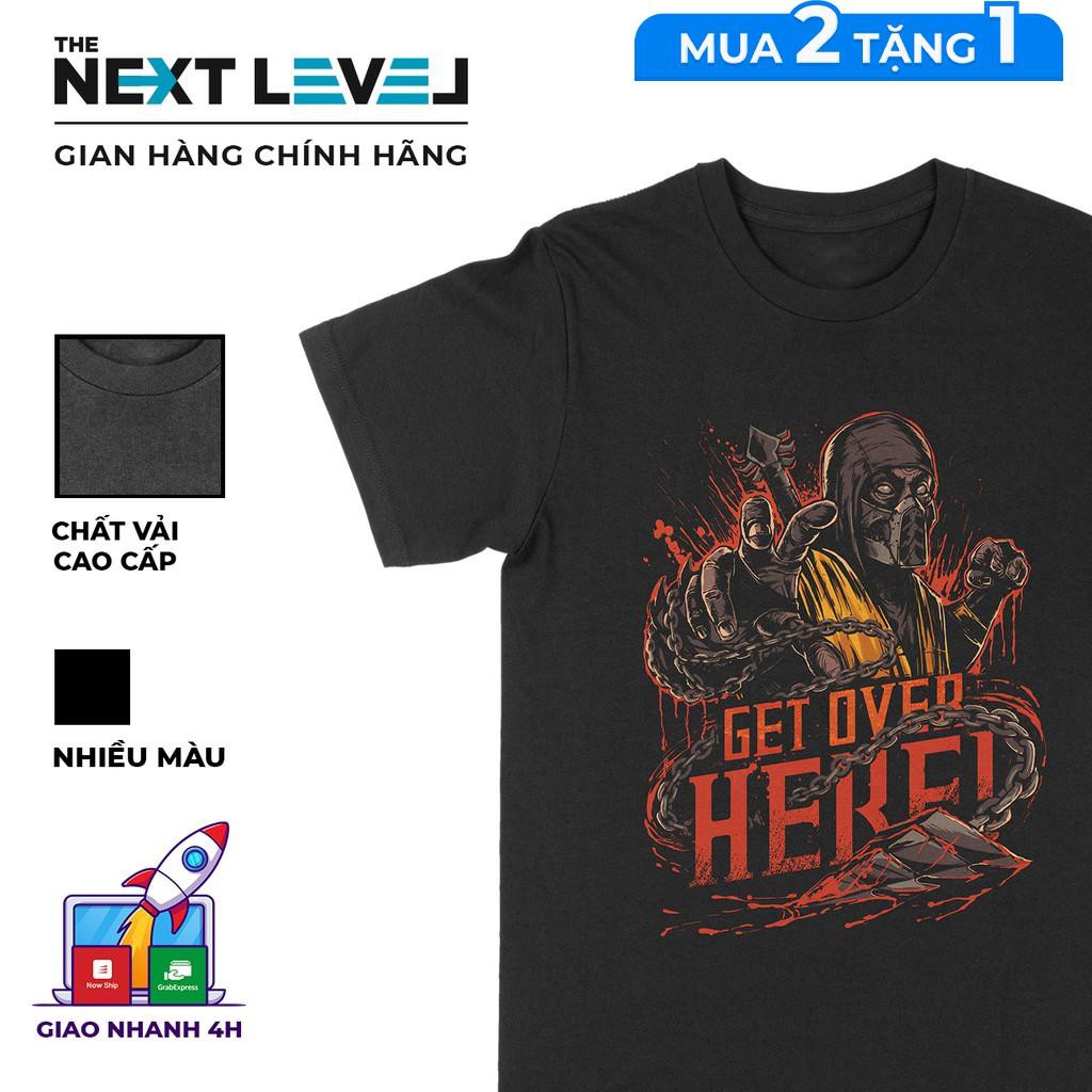 Áo thun Get Over Here - Mortal Kombat Unisex THE NEXT LEVEL  - Cotton 100% đủ size nam nữ  - BT0089