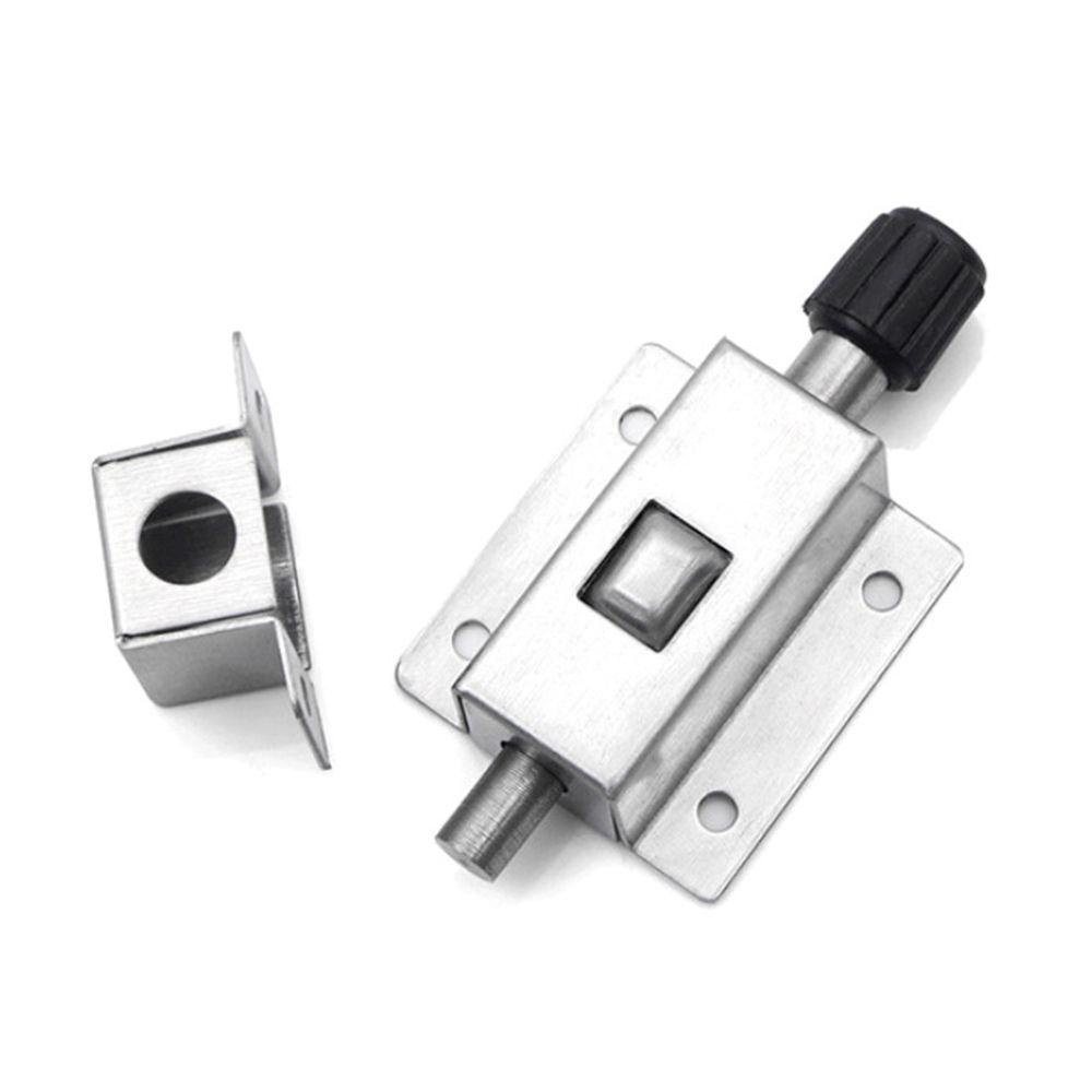 Set 2 Chốt Lò Xo Tự Khóa Chống Trộm Bằng Thép Không Gỉ Co Giãn