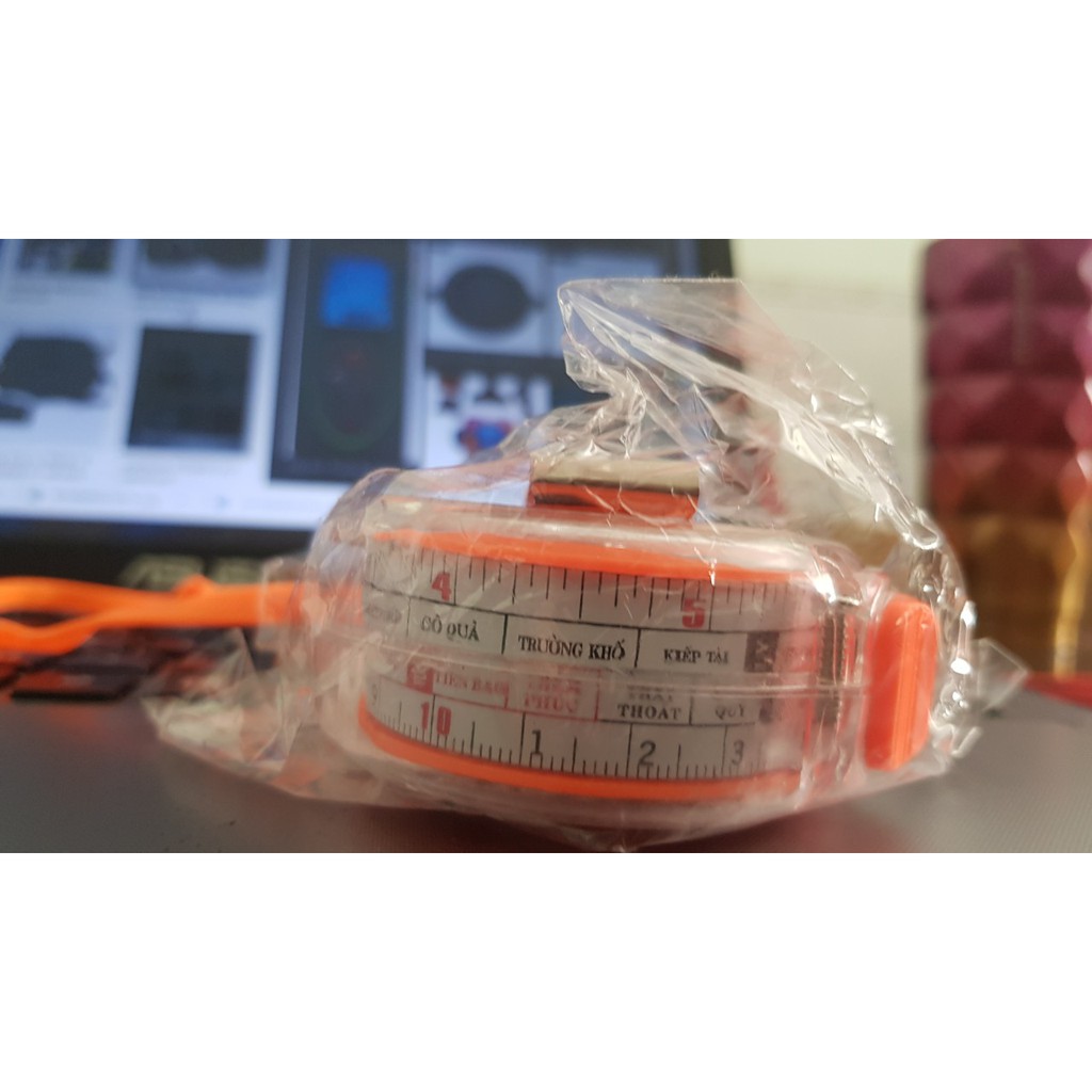 Thước Kéo Lỗ Ban 5M Lá Thép Vỏ Trong Suốt l AVy Shop
