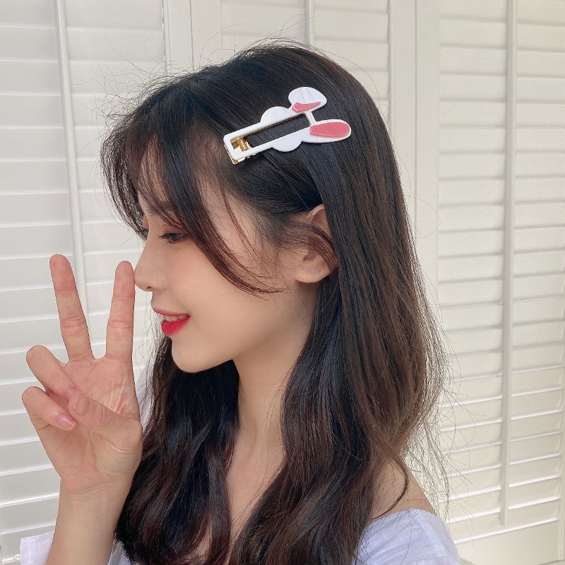 Kẹp Tóc Họa Tiết Hoạt Hình Phong Cách Hàn Quốc Xinh Xắn Cho Bé Gái