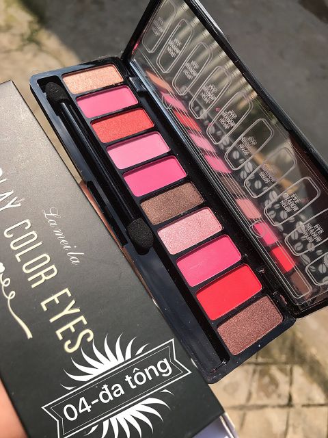 Phấn mắt 10 ô tone Hàn Play Color Eyes Lameila nội địa Trung | BigBuy360 - bigbuy360.vn