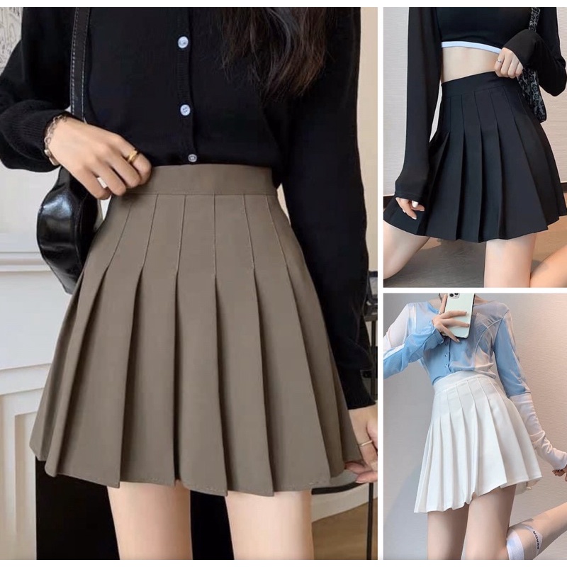 Chân váy xếp ly  tennis dáng ngắn xoè vải dày dặn ( kèm quần trong) | BigBuy360 - bigbuy360.vn