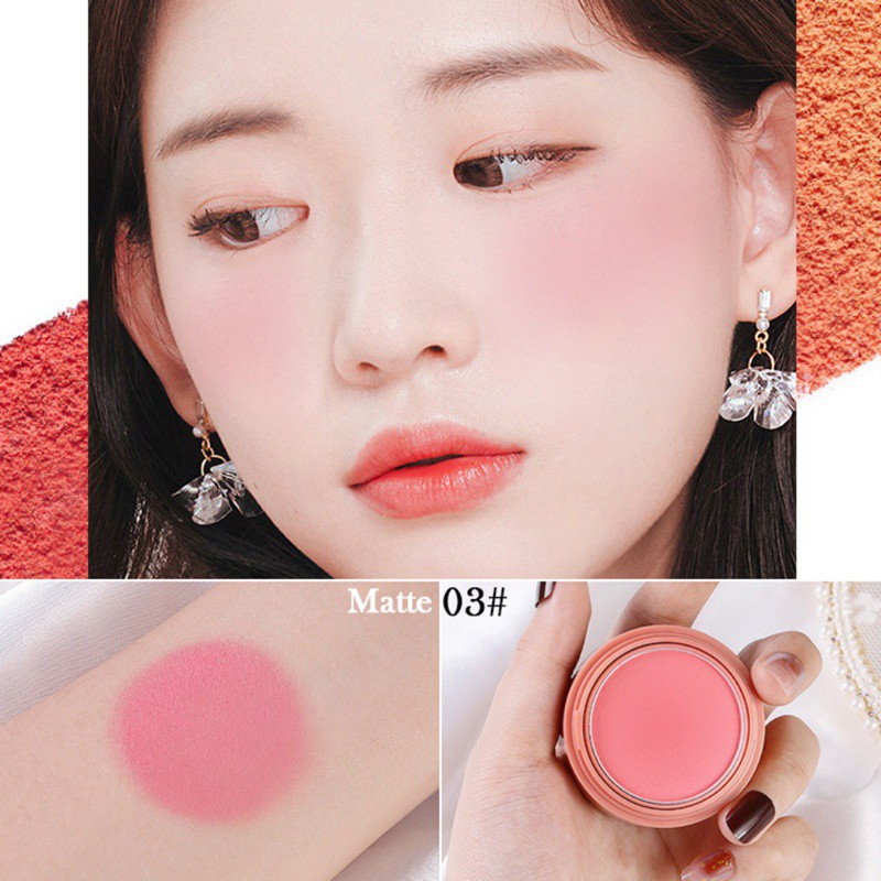 [Hàng mới về] Phấn má hồng kết cấu bột mịn tinh tế chống nước tốt cho lớp trang điểm bền lâu trôi lâu phai | BigBuy360 - bigbuy360.vn