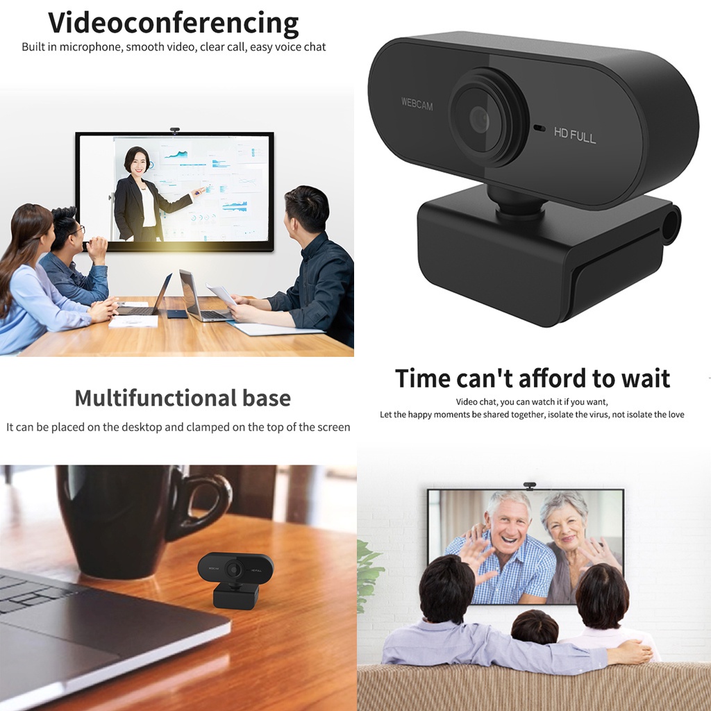 Webcam Thông Minh 1080p Hd Có Micro Cho Máy Tính Để Bàn | BigBuy360 - bigbuy360.vn