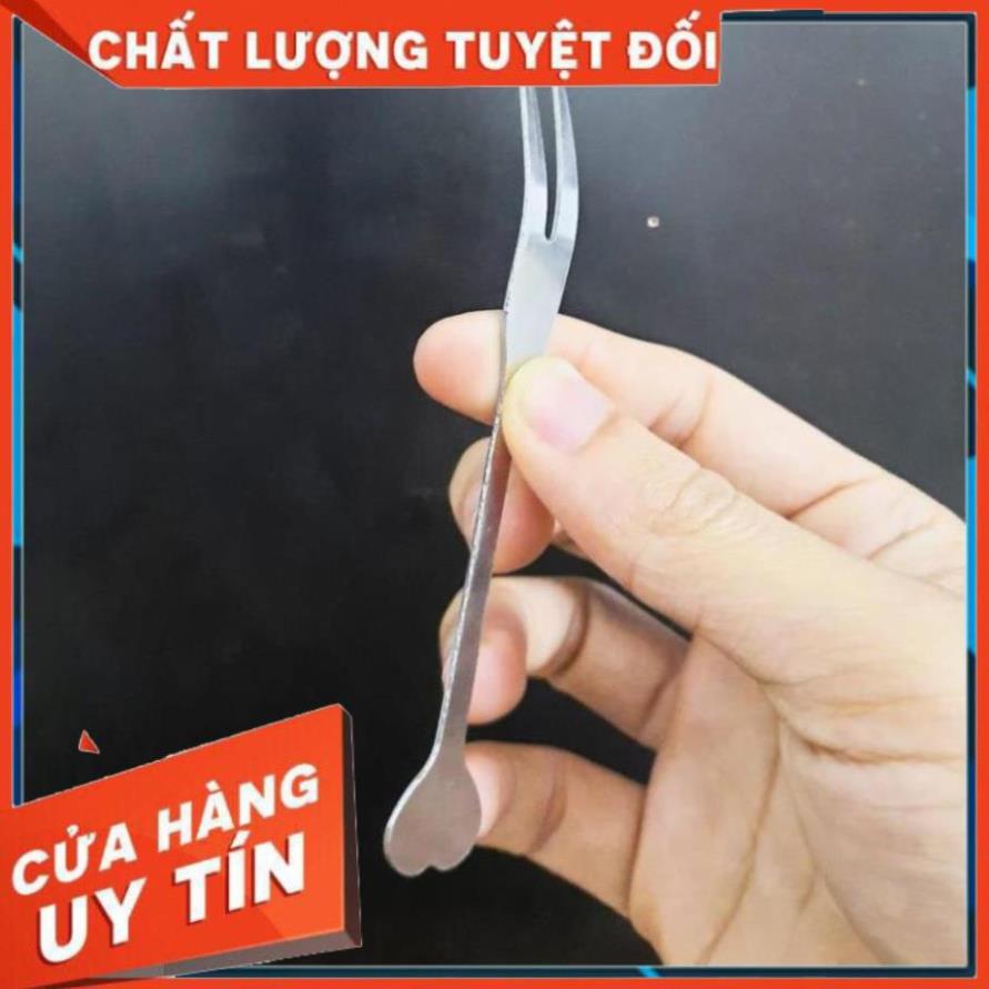 Hot -  Dĩa ăn hoa quả - ăn bánh bằng inox bền đẹp nhỏ xinh HCM.