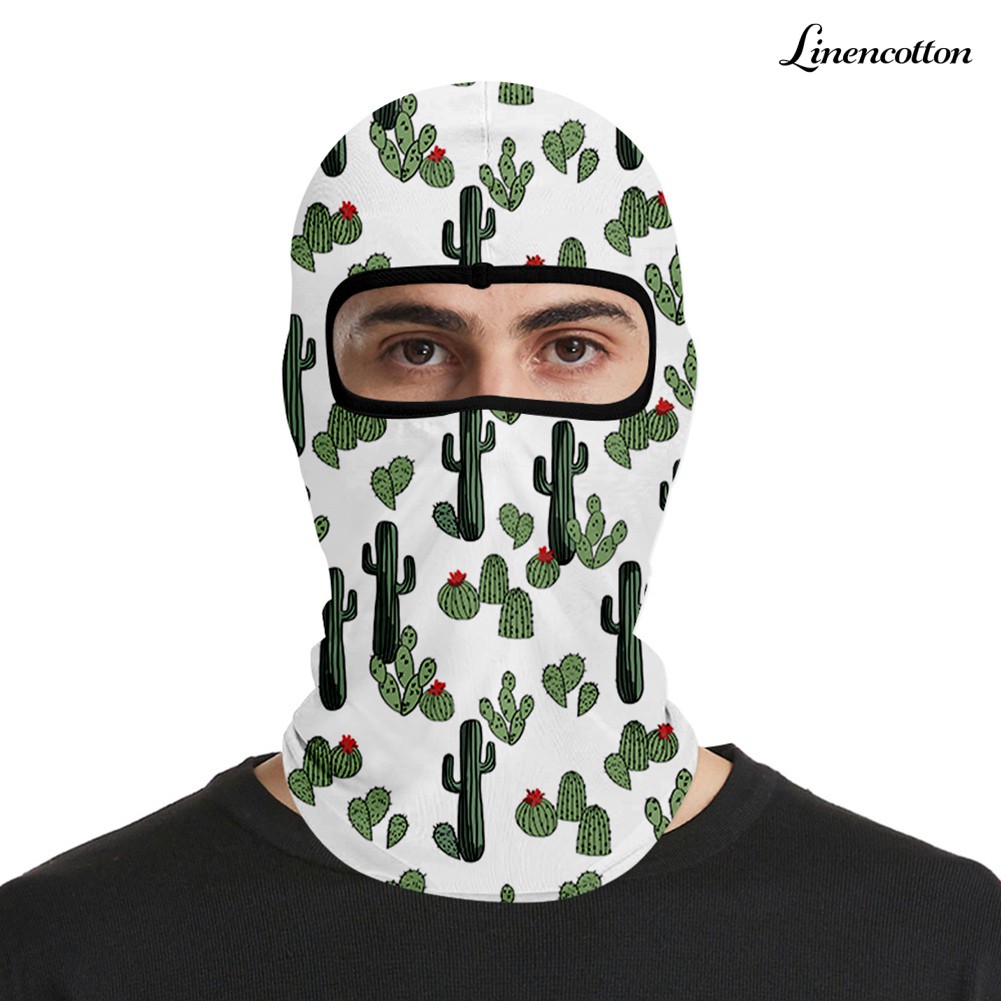 Mũ Trùm Đầu Ninja Chống Bụi In Họa Tiết 3d
