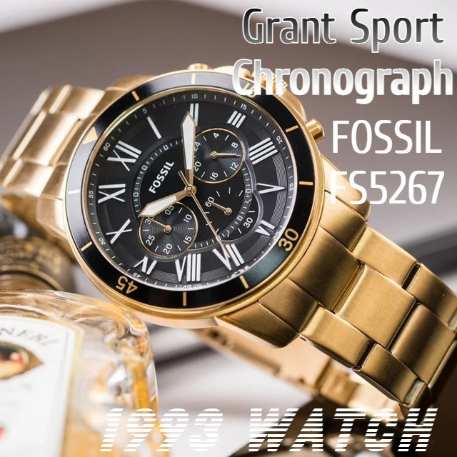 Đồng Hồ Nam Fossil Grant Sport FS5267 FS5238 , Máy Pin , Dây Thép , Size 44mm (1993watch)