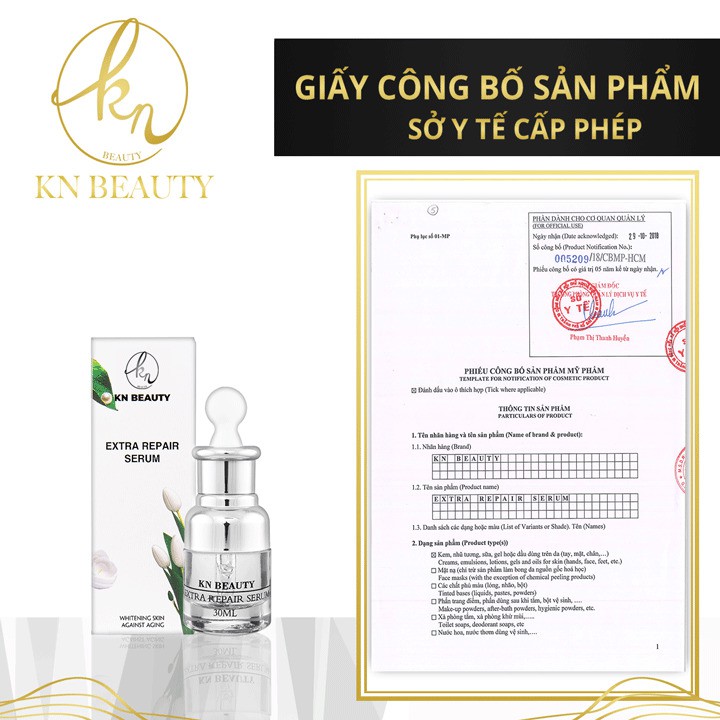 KN Beauty - Bộ 4 bước Trắng Da Ngừa Nám chuyên sâu: Kem dưỡng + Serum + Sữa rửa mặt + Tẩy tế bào chết (Tặng 2 Nước hoa))