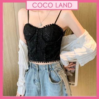 Áo Bra Ren Mềm Sang Chảnh Cao Cấp Có Đệm Ngực Tháo Rời 1873 coco land - chất cực đẹp- sang chảnh